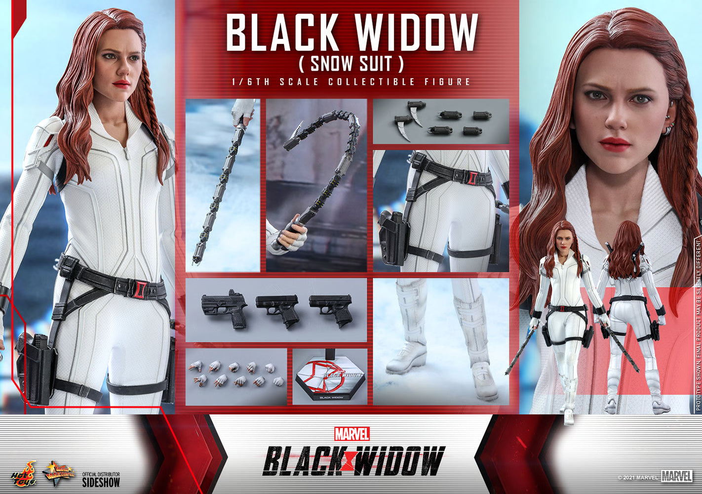 Hot Toys Black Widow (Snow Suit Version) 1/6 Scale Action Figure