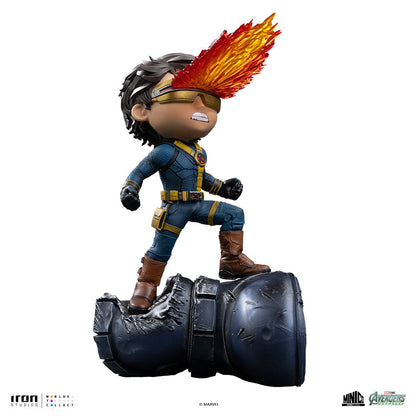 Iron Studios Cyclops Avengers: Doomsday MiniCo statue - alternate angle view on white background 1