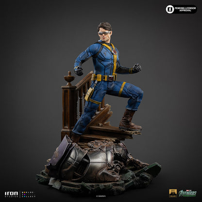 Iron Studios Cyclops Legacy Replica 1/4 Statue, Deluxe Ver statue - unpainted prototype detail view, interchangeable arm part 2