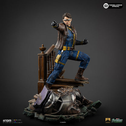 Iron Studios Cyclops Legacy Replica 1/4 Statue, Deluxe Ver statue - unpainted prototype detail view, interchangeable jacket part 5