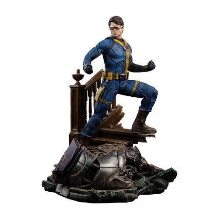 Iron Studios Cyclops Legacy Replica 1/4 Statue, Regular Ver statue - front view on white background