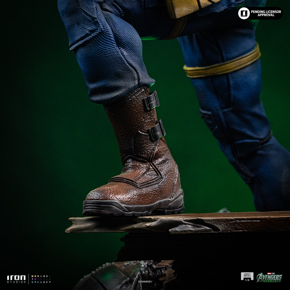 Iron Studios Cyclops Legacy Replica 1/4 Statue, Regular Ver statue - hand-painted detail view 2