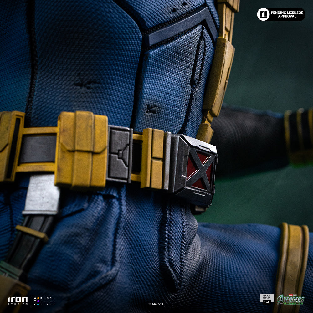 Iron Studios Cyclops Legacy Replica 1/4 Statue, Regular Ver statue - hand-painted detail view 4