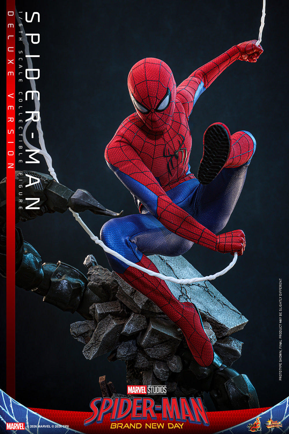 Hot Toys Spider-Man Brand New Day Deluxe 1/6 scale figure — diorama base detail