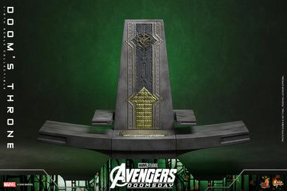 Hot Toys Doom's Throne Avengers Doomsday 1/6 scale accessory — with Doctor Doom figure