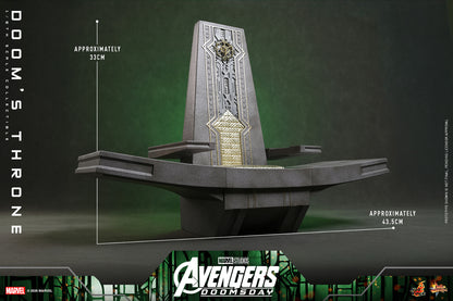 Hot Toys Doom's Throne Avengers Doomsday 1/6 scale accessory — armrest and wing base