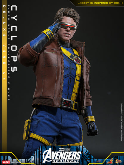 Hot Toys Cyclops Avengers Doomsday Deluxe 1/6 scale figure — alternate pose