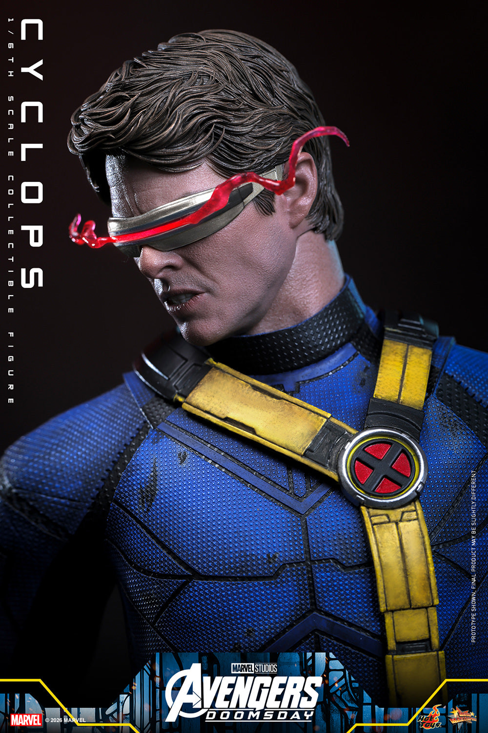 Hot Toys Cyclops Avengers Doomsday 1/6 scale figure — alternate pose