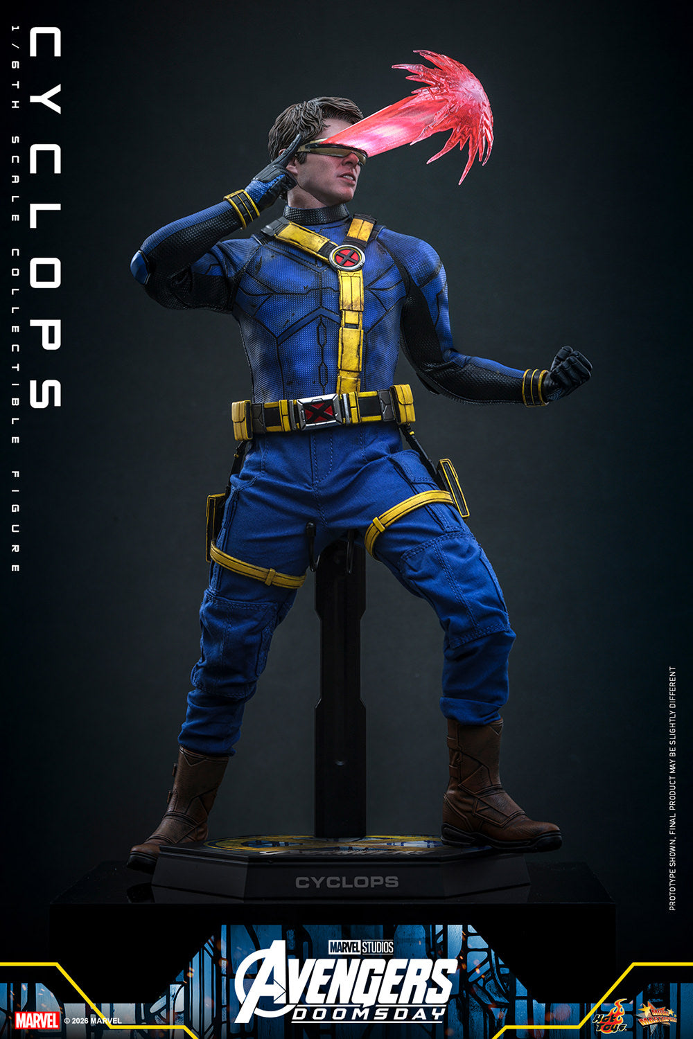 Hot Toys Cyclops Avengers Doomsday 1/6 scale figure — LED eye function