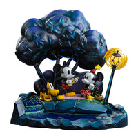 Iron Studios Mickey, Minnie & Pluto's Day at the Park statue - front view on white background