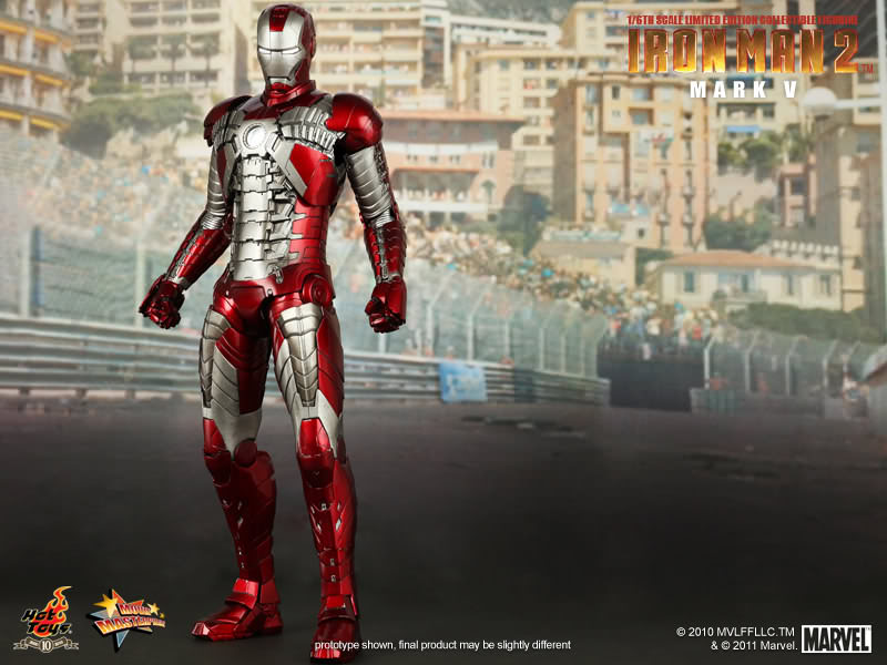 Hot Toys Iron Man (Mark V) 1/6 Scale Action Figure
