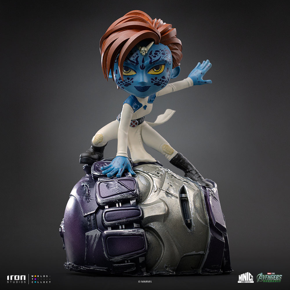 Iron Studios Mystique Avengers: Doomsday MiniCo statue - unpainted prototype detail view 1