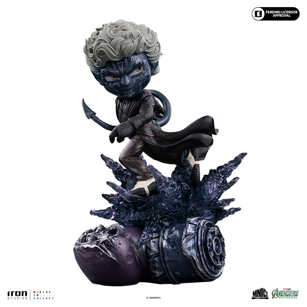 Iron Studios Nightcrawler Avengers: Doomsday MiniCo statue - alternate angle view on white background 1