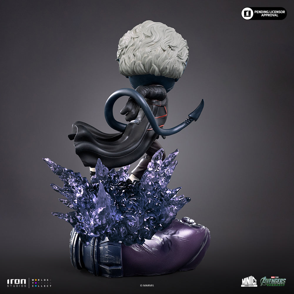 Iron Studios Nightcrawler Avengers: Doomsday MiniCo statue - unpainted prototype detail view 3