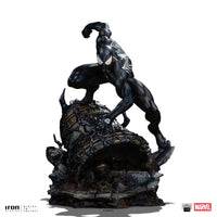 Iron Studios Spider-Man Black Suit BDS Art Scale 1/10 statue - front view on white background