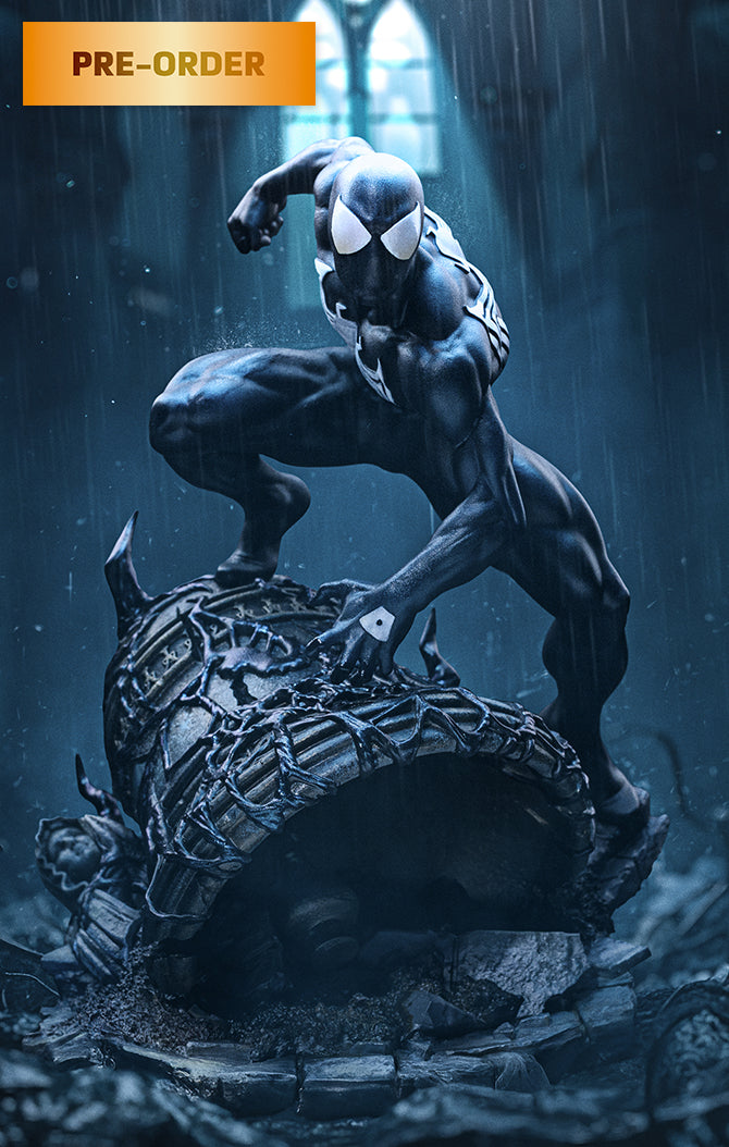 Iron Studios Spider-Man Black Suit BDS Art Scale 1/10 statue - pre-order availability graphic 1