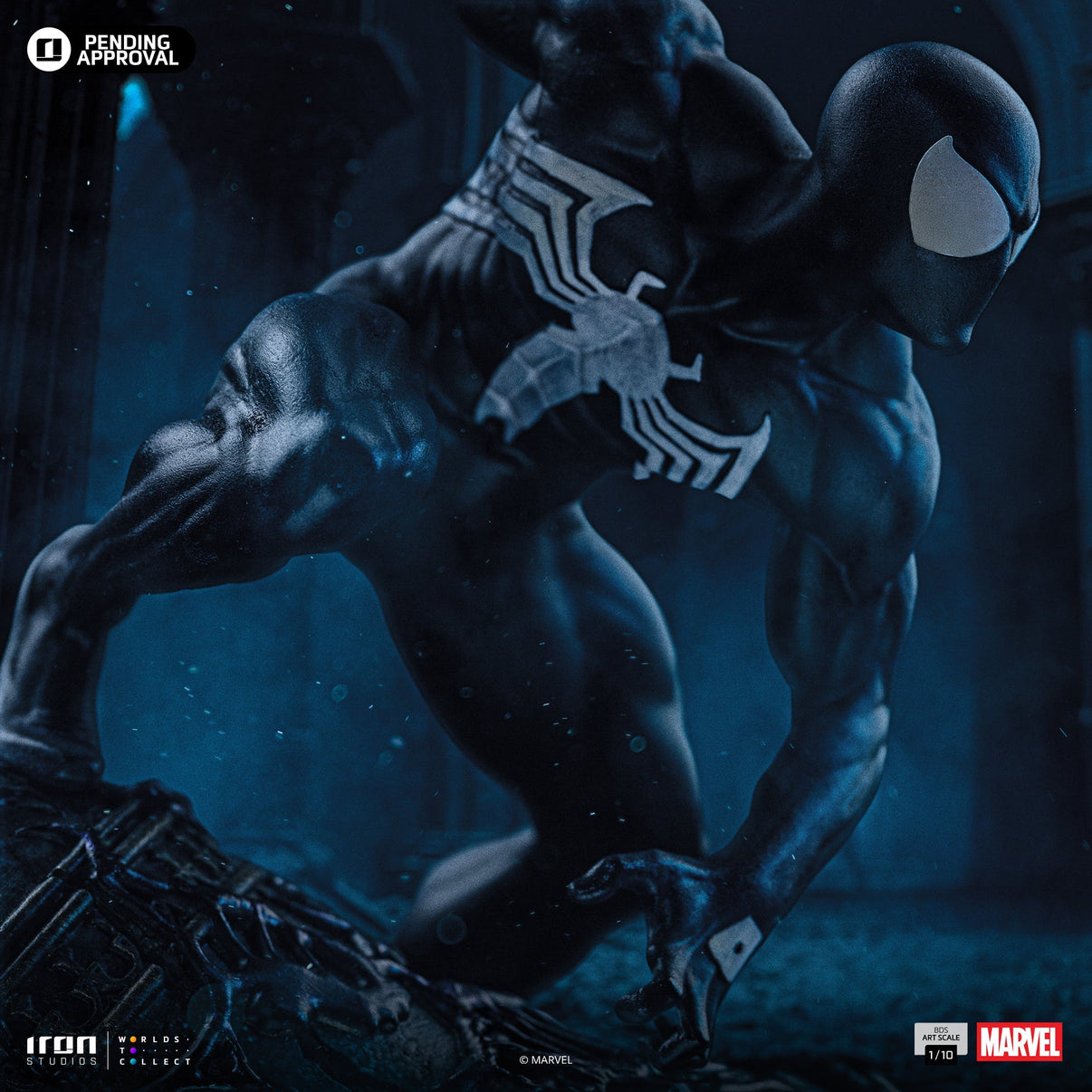 Iron Studios Spider-Man Black Suit BDS Art Scale 1/10 statue - painted prototype photo 1