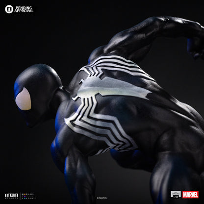 Iron Studios Spider-Man Black Suit BDS Art Scale 1/10 statue - hand-painted detail view 2