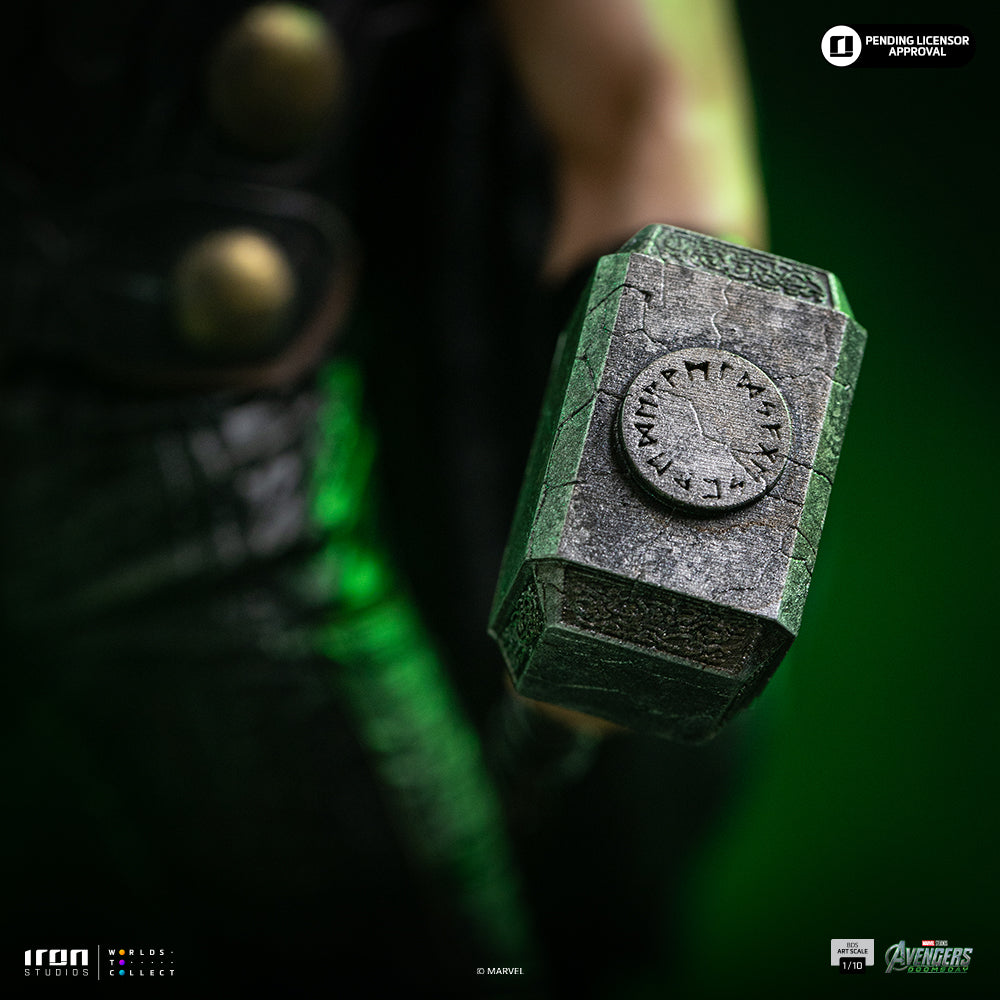 Iron Studios Thor Avengers: Doomsday BDS Art Scale 1/10 statue - hand-painted detail view 3