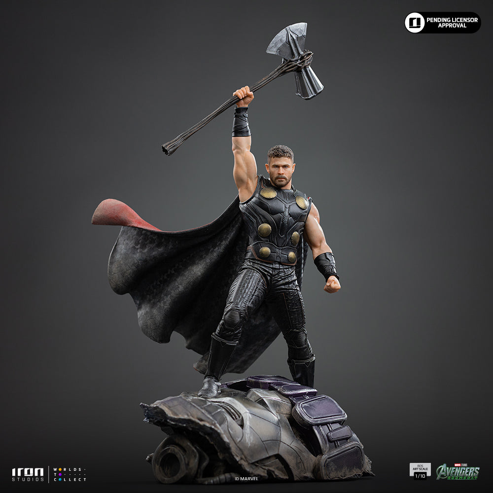 Iron Studios Thor Avengers: Doomsday BDS Art Scale 1/10 statue - unpainted prototype detail view 3