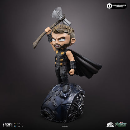 Iron Studios Thor Avengers: Doomsday MiniCo statue - unpainted prototype detail view 2