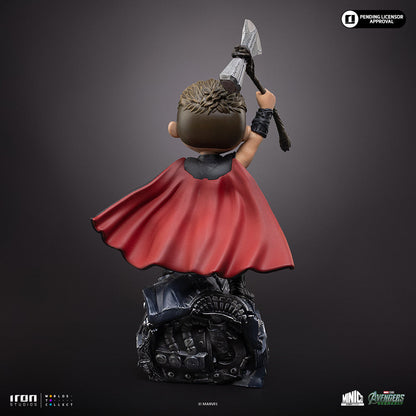 Iron Studios Thor Avengers: Doomsday MiniCo statue - unpainted prototype detail view 3