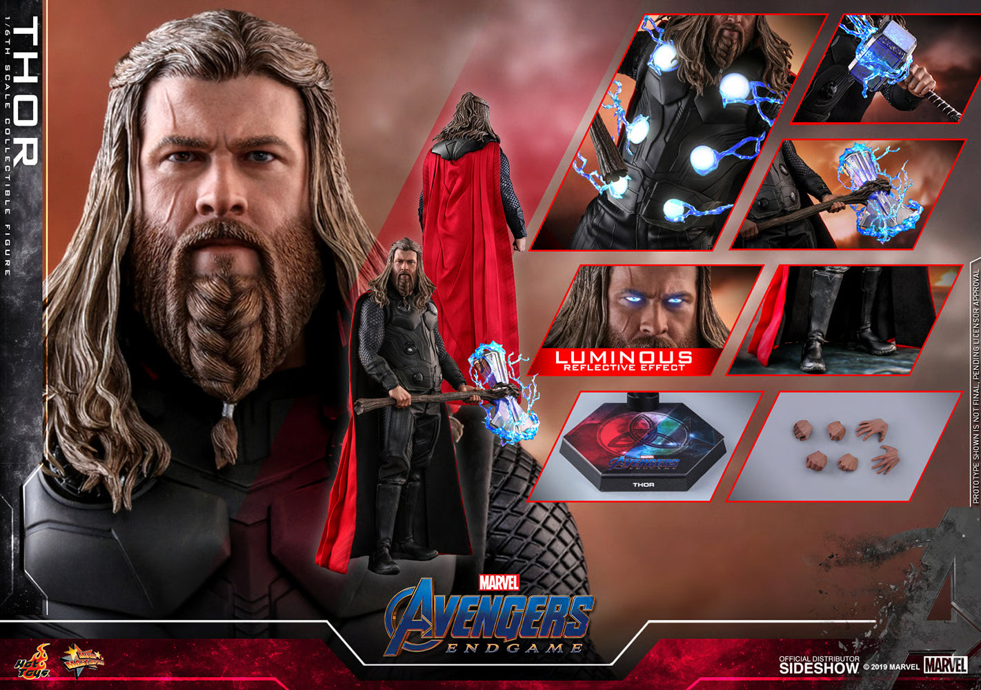 Hot Toys Thor 1/6 Scale Action Figure