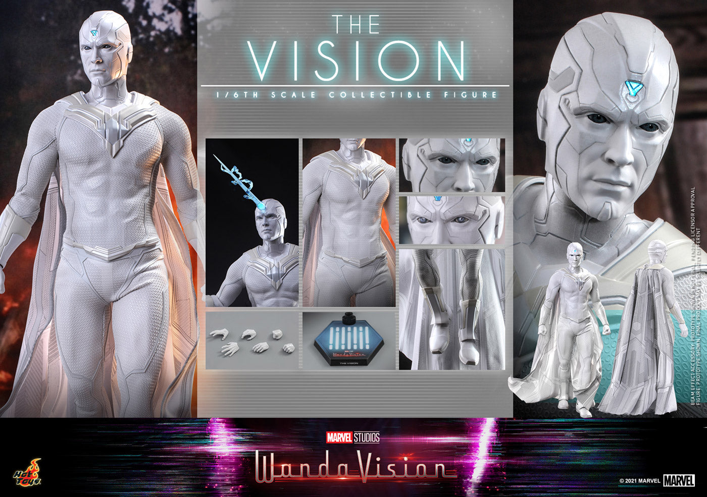 Hot Toys The Vision 1/6 Scale Action Figure